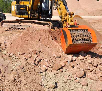 Schaufelseparator im Einsatz