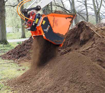 Schaufelseparator im Einsatz