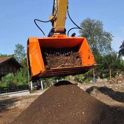 Schaufelseparator im Einsatz